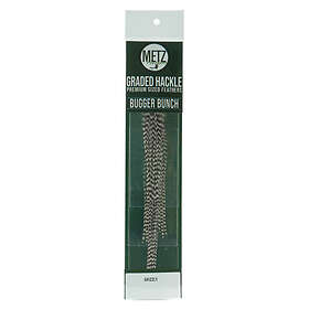 Metz Hackle Bugger Bunch 3pcs Grizzly