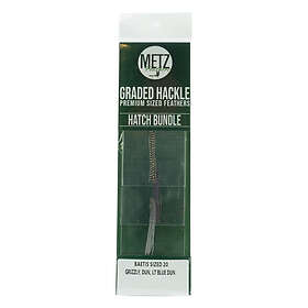 Metz Hackle Hatch Bundle 3-pcs Baetis #22