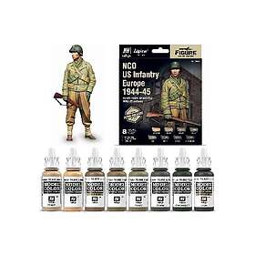 Vallejo Paint Set : Alpine NCO US Infantry Europe 1944-45