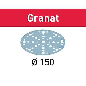 Festool Sandpapper för excenterslipar Granat D150 P120 GR/50; 150 mm; P120; 50 s