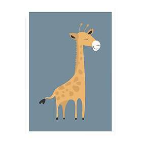 Kunskapstavlan Poster Mini Print A5 Giraff