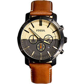 Fossil Klockarmband BQ2157 Läder Brun 22mm