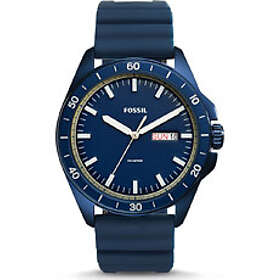 Fossil Klockarmband FS5260 Silikon Blå 22mm