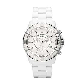 Fossil Klockarmband CH2624 Plast Vit 9mm