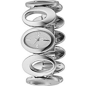 Fossil Klockarmband ES2059 Rostfritt stål Stål 29mm