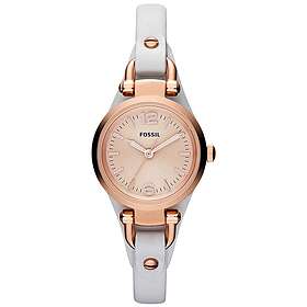 Fossil Klockarmband ES3265 Läder Vit 7mm