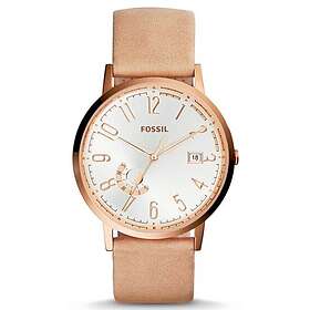 Fossil Klockarmband ES3751 Läder Beige 20mm