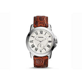 Fossil Klockarmband FS4963 Läder Brun 22mm