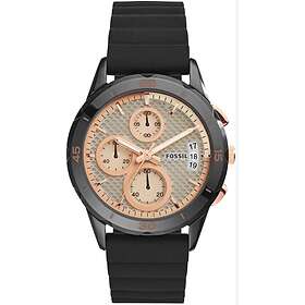 Fossil Klockarmband ES3984 Silikon Svart 20mm