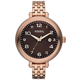 Fossil Klockarmband AM4389 Rostfritt stål Rosévin 12mm