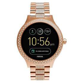 Fossil Klockarmband FTW6008 Rostfritt stål Rosévin 18mm