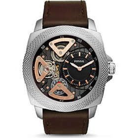 Fossil Klockarmband BQ2206 Läder Brun 24mm