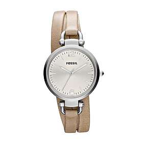 Fossil Klockarmband ES3197 Läder Beige 12mm