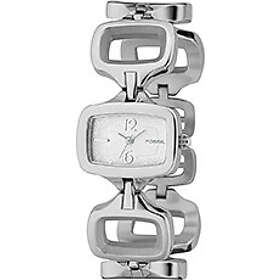 Fossil Klockarmband ES2099 Rostfritt stål Stål 22mm