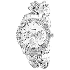 Fossil Klockarmband ES3498 Rostfritt stål Stål 18mm