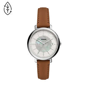 Fossil Klockarmband ES5090 Läder Brun 14mm