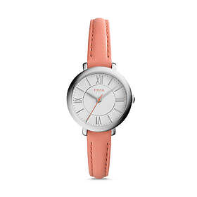 Fossil Klockarmband ES3938 Läder Rosa 10mm