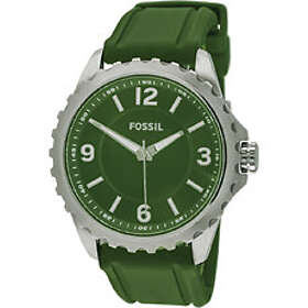 Fossil Klockarmband BQ1537 Silikon Grön 22mm