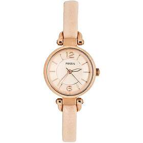 Fossil Klockarmband ES3754 Läder Beige 7mm