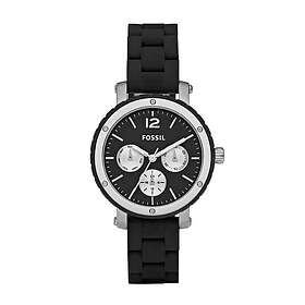 Fossil Klockarmband BQ9408 Rostfritt stål Svart 16mm