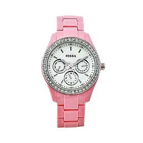 Fossil Klockarmband ES2206 Plast Rosa 18mm