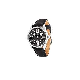 Fossil Klockarmband BQ1138 Läder Svart 22mm