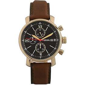 Fossil Klockarmband BQ2005 Plast Brun 20mm