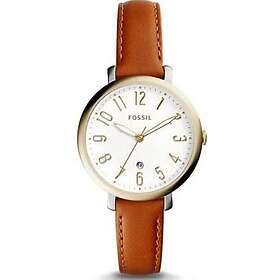 Fossil Klockarmband ES4086 Läder Brun 12mm