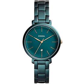 Fossil Klockarmband ES4409 Rostfritt stål Grön 14mm