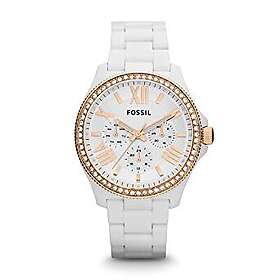 Fossil Klockarmband AM4492 Plast Vit 20mm