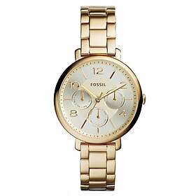 Fossil Klockarmband ES3667 Rostfritt stål Guldpläterad 14mm