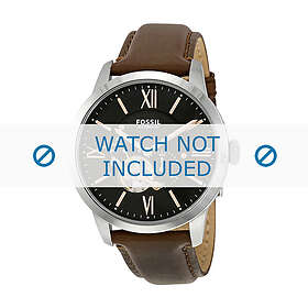 Fossil Klockarmband ME3061 Läder Brun 22mm