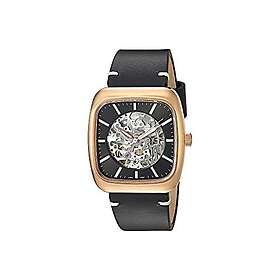 Fossil Klockarmband ME3156 Läder Svart 22mm