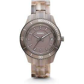 Fossil Klockarmband ES3089 Plast Beige 18mm