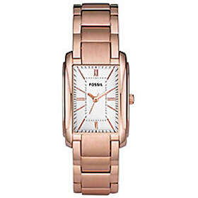 Fossil Klockarmband ES2731 Rostfritt stål Rosévin 16mm