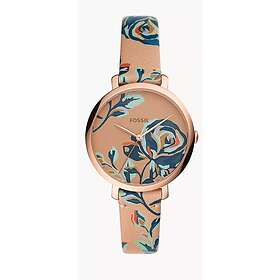 Fossil Klockarmband ES4494 Läder Polykromi 14mm