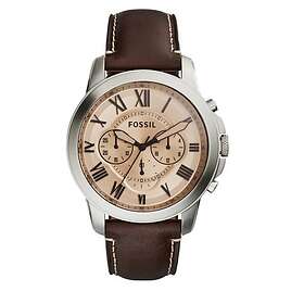 Fossil Klockarmband FS5152 Läder Brun 22mm