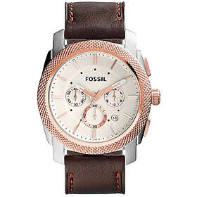 Fossil Klockarmband FS5040 Läder Brun 24mm