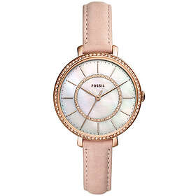 Fossil Klockarmband ES4455 Läder Beige 12mm