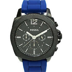 Fossil Klockarmband BQ2033 Silikon Blå 24mm