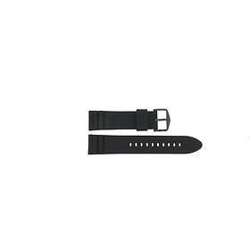 Fossil Klockarmband FTW4047 DW6F1 FTW4018 Silikon Svart 22mm