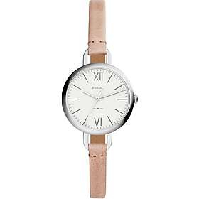 Fossil Klockarmband ES4361 Läder Beige 7mm