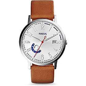 Fossil Klockarmband ES3790 Läder Brun 20mm
