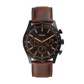 Fossil Klockarmband BQ2457 Läder Brun 24mm