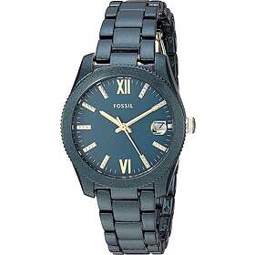 Fossil Klockarmband ES4408 Rostfritt stål Grön 16mm