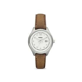 Fossil Klockarmband AM4379 Läder Brun 14mm