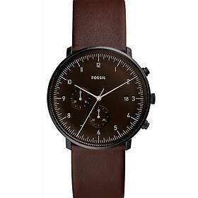 Fossil Klockarmband FS5485 Läder Brun 22mm