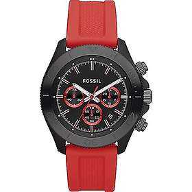 Fossil Klockarmband CH2871 Silikon Röd 22mm