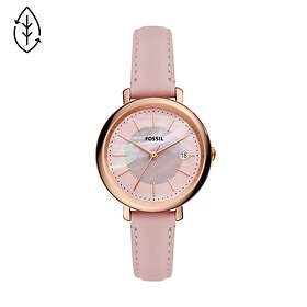Fossil Klockarmband ES5092 Läder Rosa 14mm