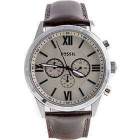 Fossil Klockarmband BQ2094 Läder Brun 26mm